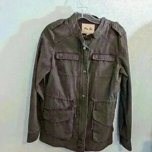 Per se grey military jacket